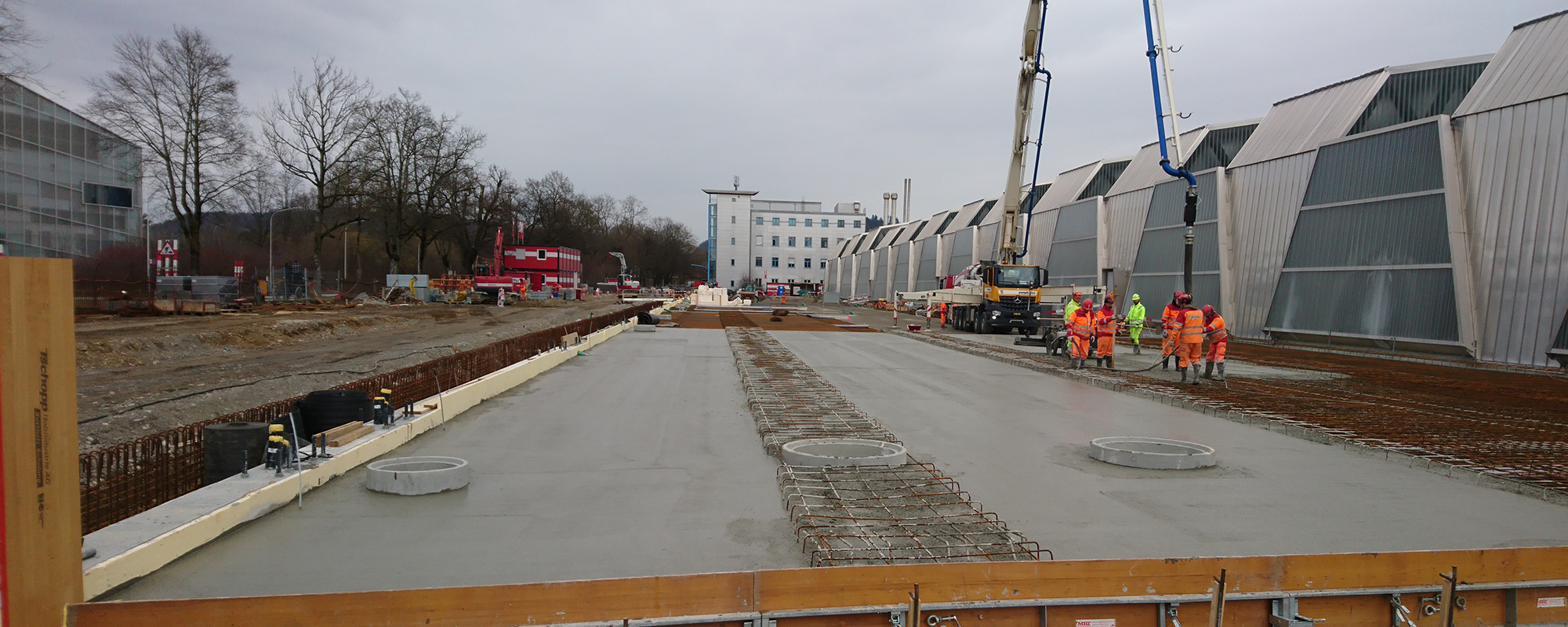 zirkulit® Beton wird erstmals für das Tramdepot Bern ausgeliefert